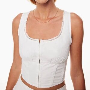 Aritzia Lustre Bustier Top